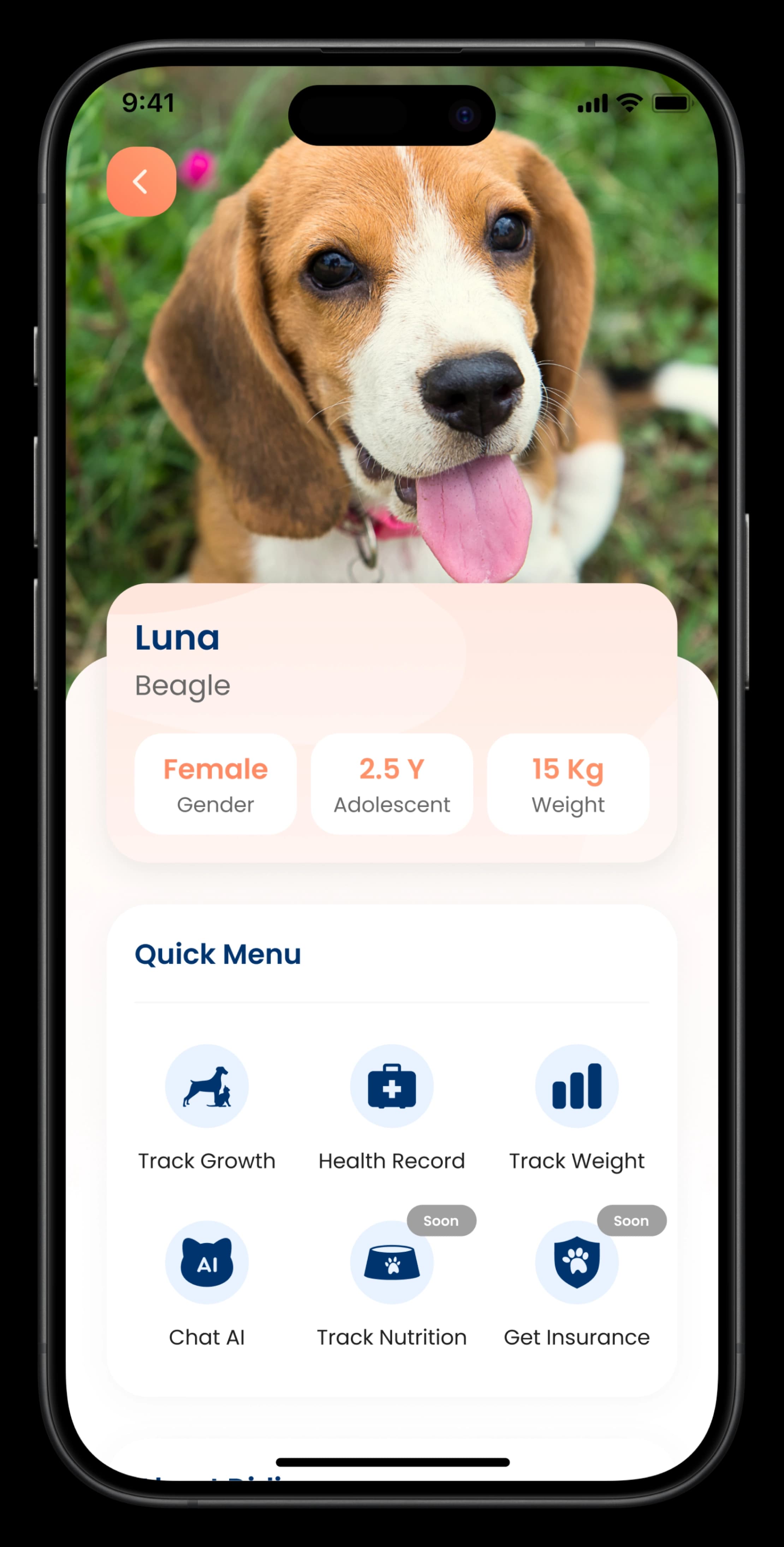 Create Pet Profile