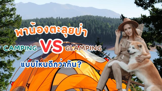 🏕️ เที่ยวแบบ Camping หรือ Glamping แบบไหนเหมาะกับคุณและน้องมากที่สุด?